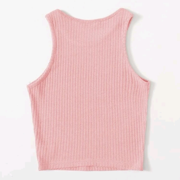 🍉5 for $25* Rib Knit Crop Tank - Picture 2 of 5